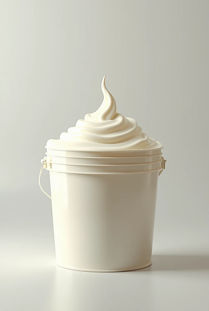 Creates a bucket of white sauce like fast food