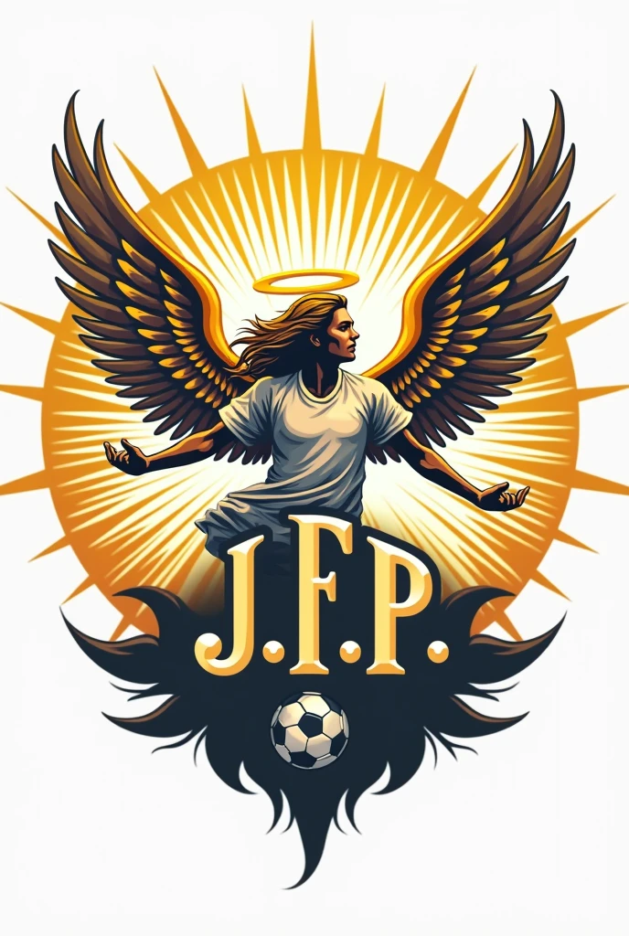 Evangelical soccer logo for J.F.P FC
