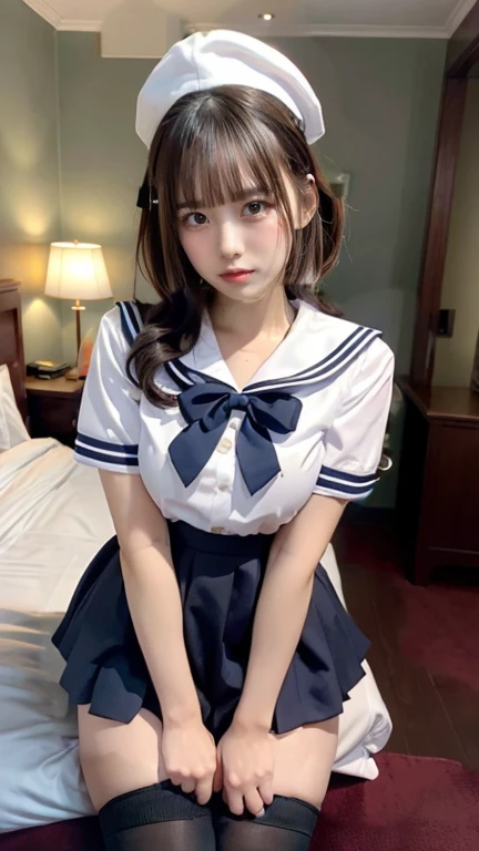 Sailor suit、 and upskirts