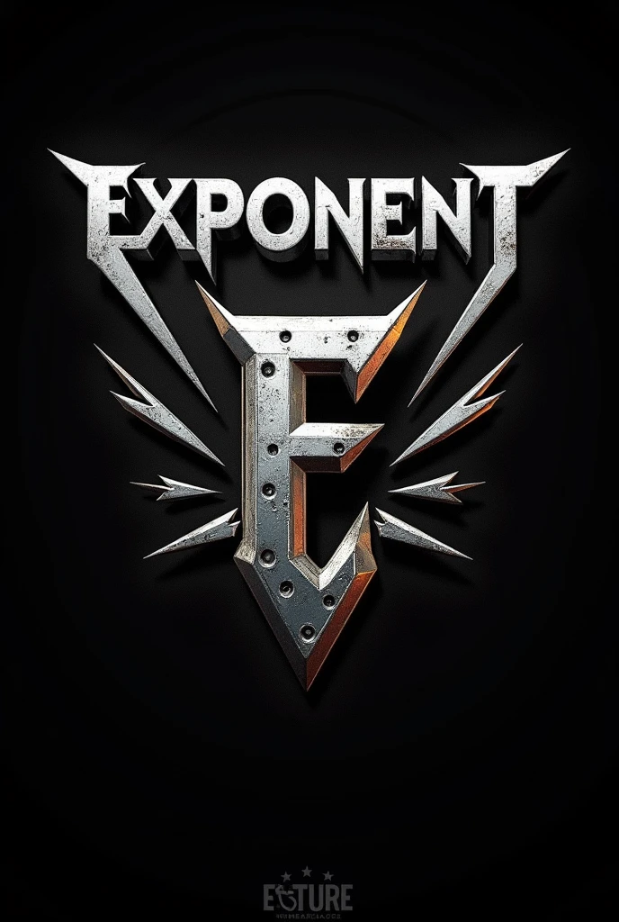 A logo for a Hard Rock band with the name: EXPONENT