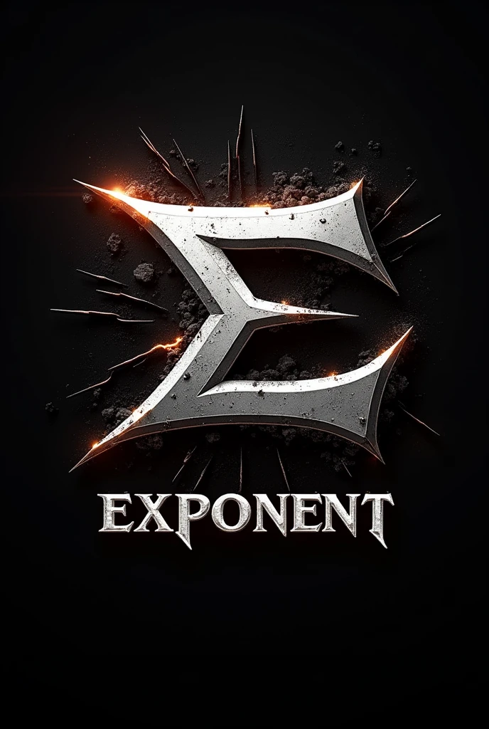 A logo for a Hard Rock band with the name: EXPONENT