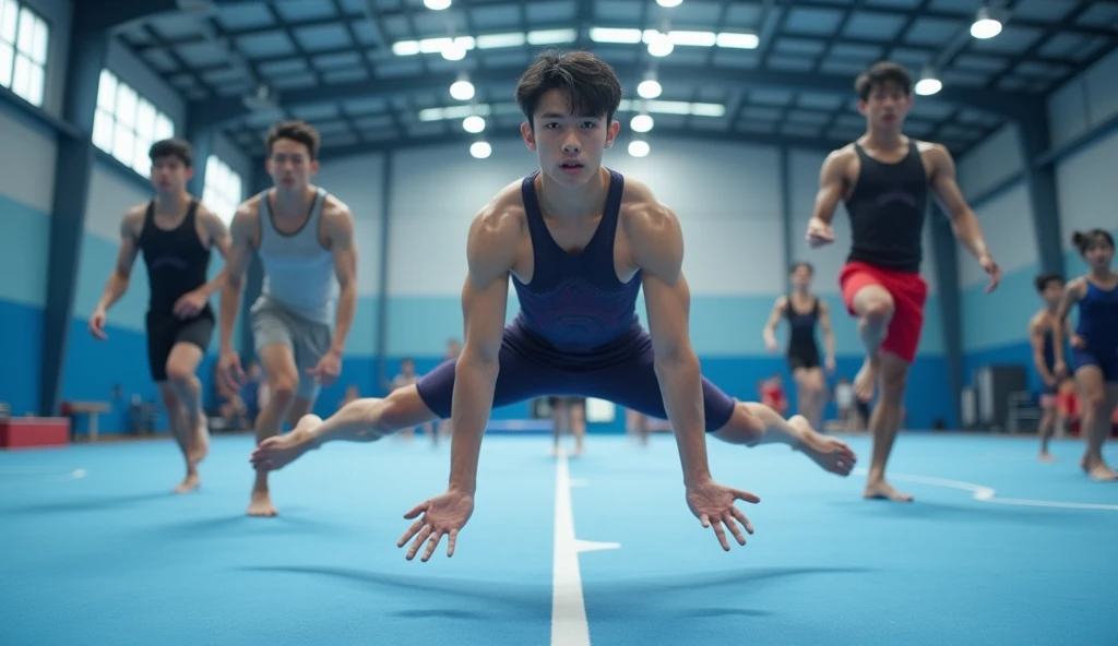maleNew Gymnastics、male、Asian、Clothes available、More than one person、16K,Beautiful eyes、New Gymnastics