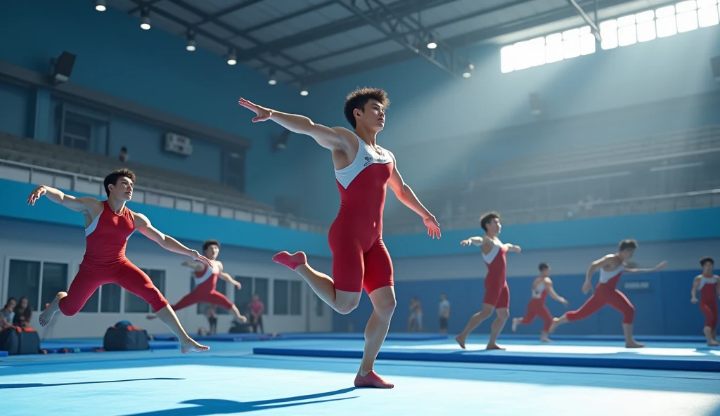maleNew Gymnastics、male、Asian、Clothes available、More than one person、16K,Beautiful eyes、New Gymnastics
