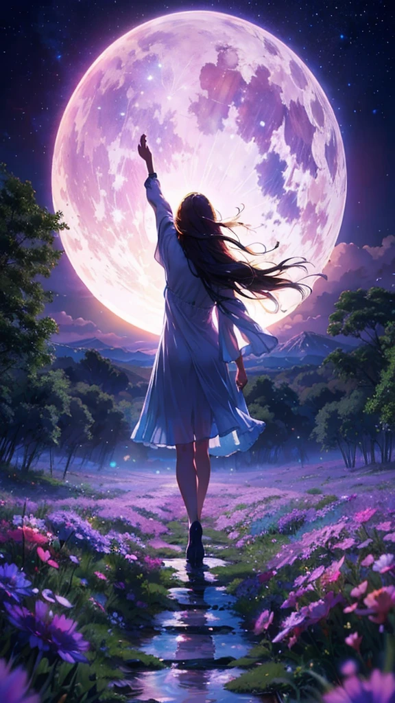 1 person, Calm expression, Captivating eyes, Straight Long Hair, dress, Calm posture, Porcelain-like skin, A faint blush, Crystal Pendant BREAK Golden Hour, (Rim Light):1.2, Warm tones, Solar flare, Soft Shadows, Vibrant colors, Painterly effect, Dream-like atmosphere BREAK Beautiful lake, Distant Mountain々, Willow Tree, Calm water, reflection, Sunlit clouds, Peaceful atmosphere, Beautiful sunset, Super detailed, Official Art, Tangled, Mandala