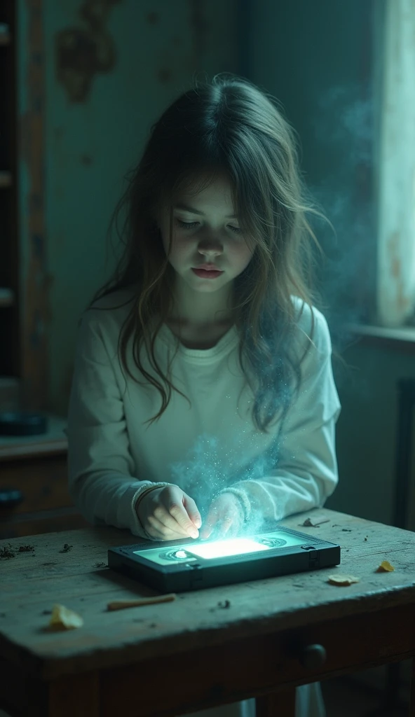 Girl spirit became tied to a videotape