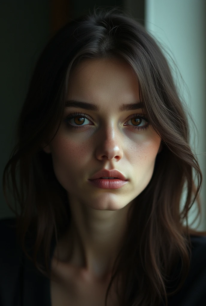 (absurd quality,16k,highres), ultra details,UHD,(photorealistic Realism 16K Quality), ultra-detailed, UHD, (ultra absurd quality, extremely detailed detail, hyper resolution, clear sharp focus, not blurry, Realistic brown_eyes:1.35), (perfect dark_eyeshadows),Depth of field, cinematic light, Lens flare, dslr, best high quality soft lighting, sharp focus captured by Fujifilm XT3, f 5.6, in a dramatic lighting, Ukrainian girl 2