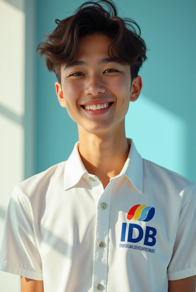 Youth shirt model with IDB logo  