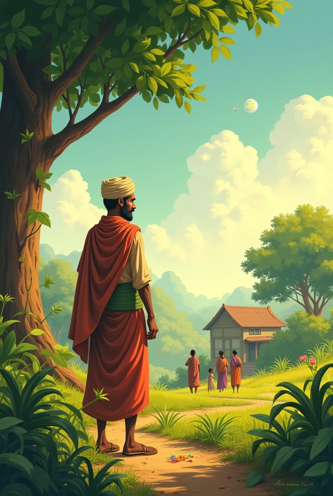 **Title: "Rajoo's Gem: The Value of a Good Deed"**
**Summary:**
Rajoo, a poor farmer, discovers a sparkling gem in his field. After selling it for a large sum of money, he decides to use the funds for helping the poor, establishing a school, and improving his community. His selfless actions earn him respect and admiration from the villagers. Rajoo realizes that contributing to others' well-being is the greatest reward.