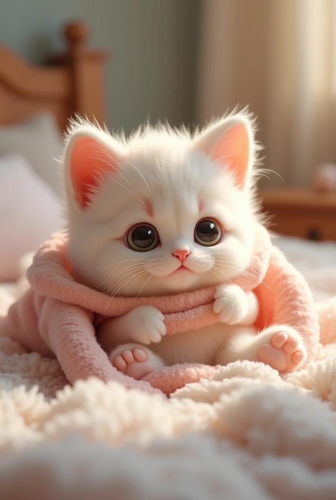 Fluffy pajamas　kitten