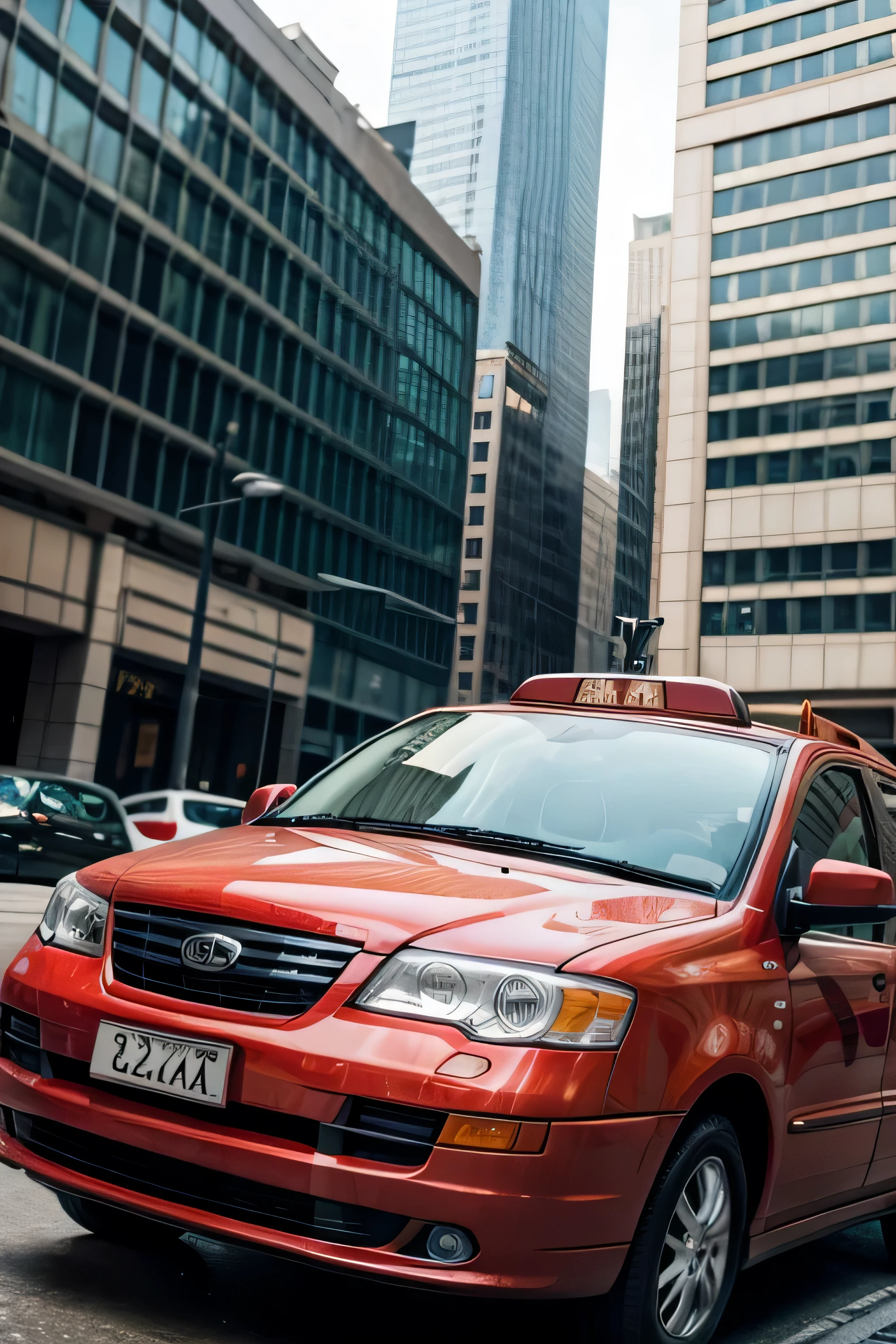 Red taxis