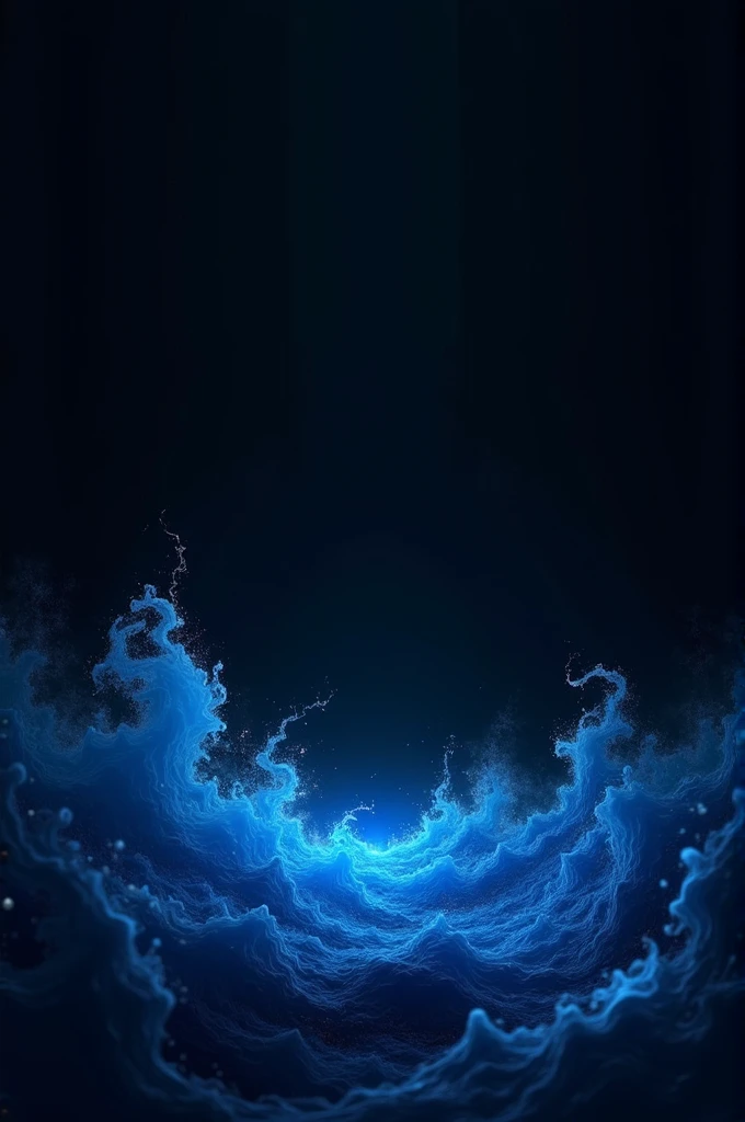 Black background with blue