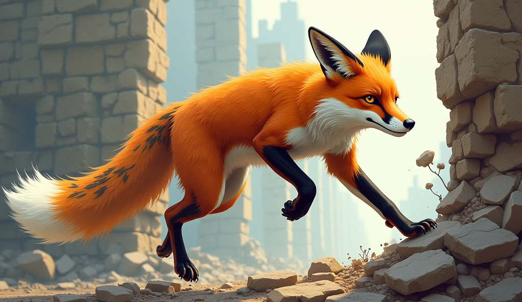 Understand, the fox always reinvents Breaks down walls, breaks 