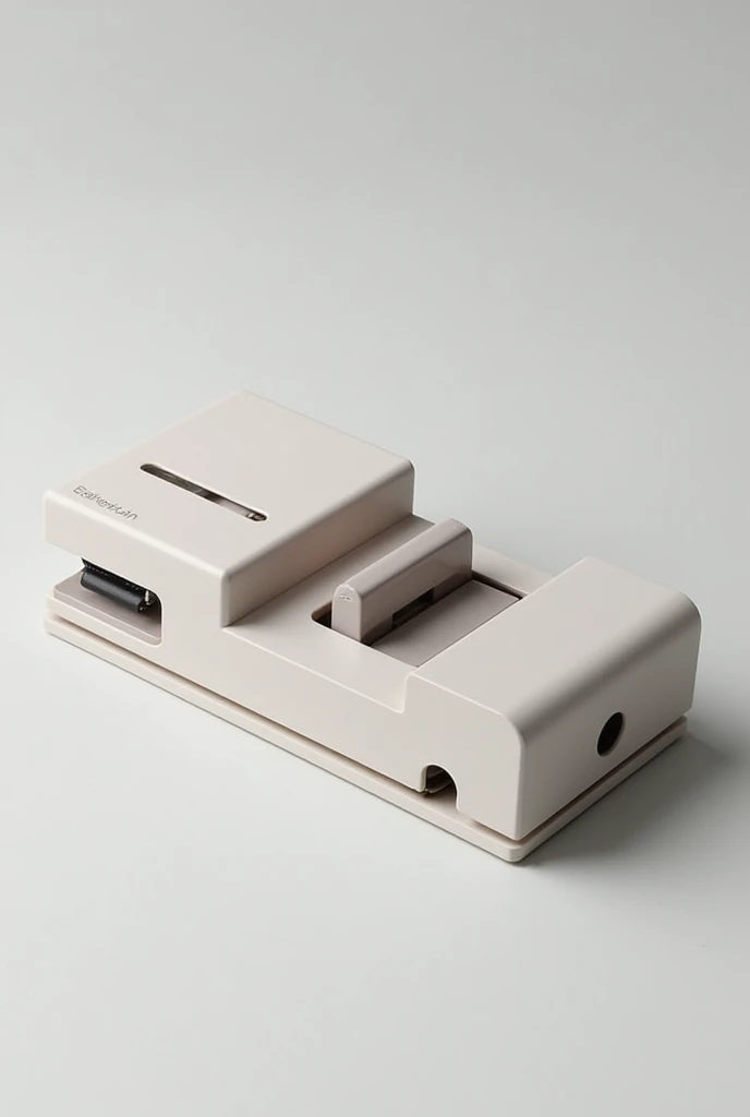 Drawn simple sketch for Multifunctional desk device with stapler, Hole punch and tesafilm roll