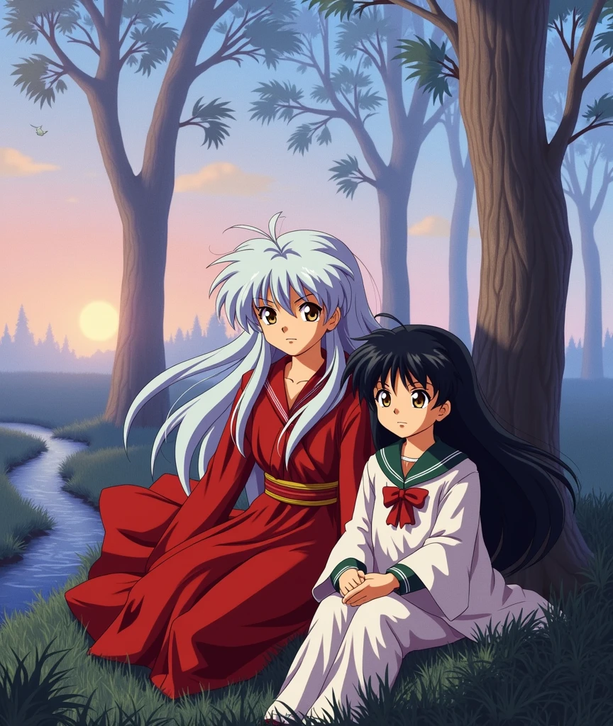 Inuyasha in a quiet place