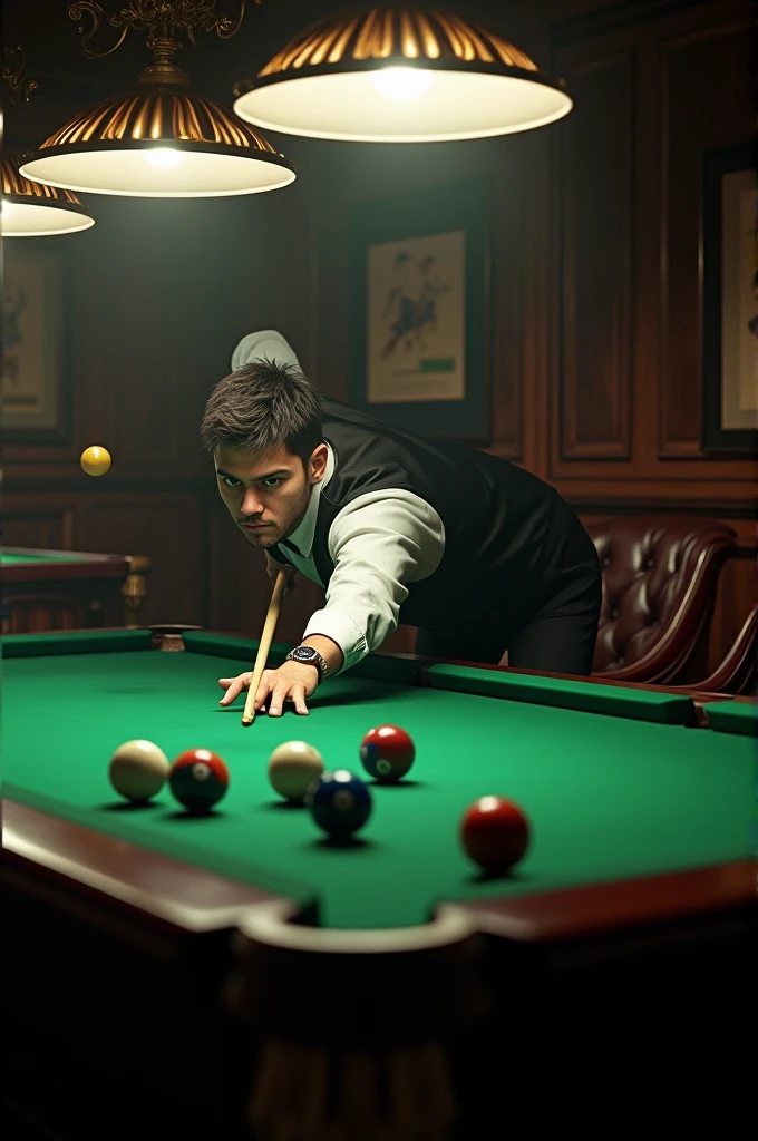 Snooker and billiards opening poster

