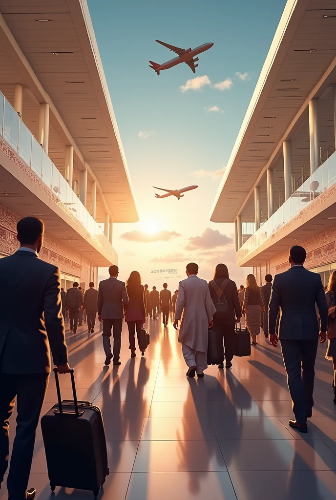 board, departure from the Kingdom of Morocco airport