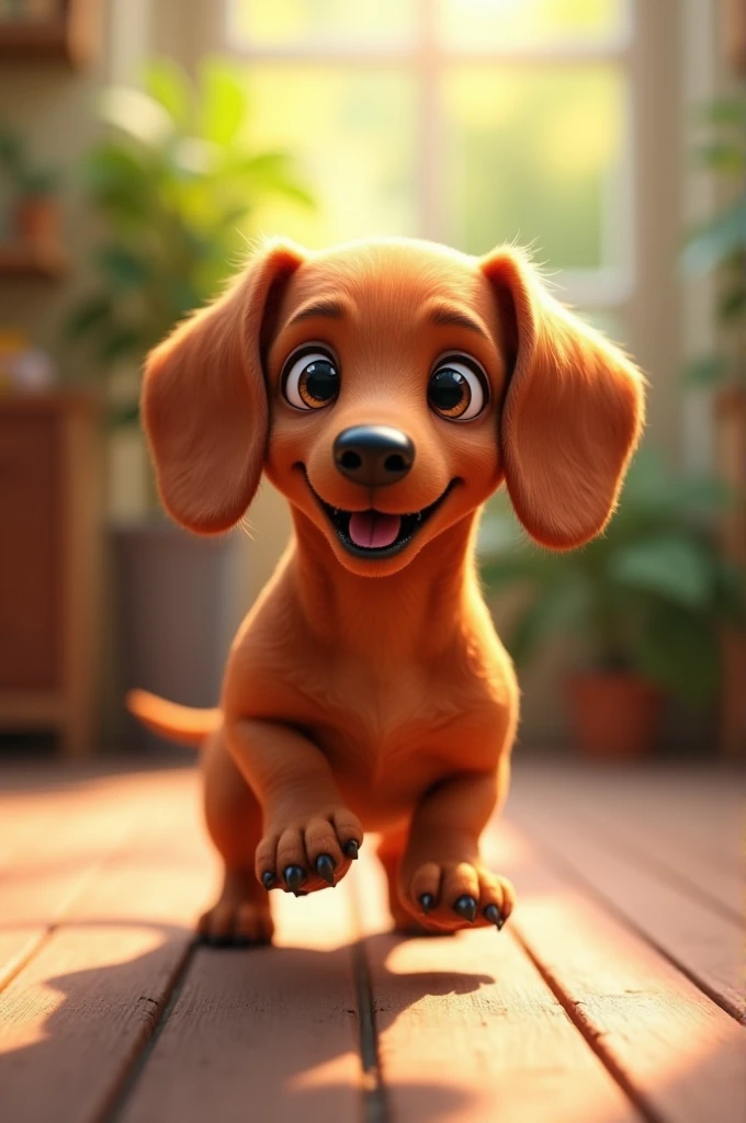 Una dashshund red