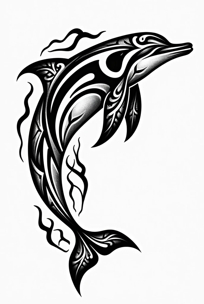 tattoos, trival dolphin