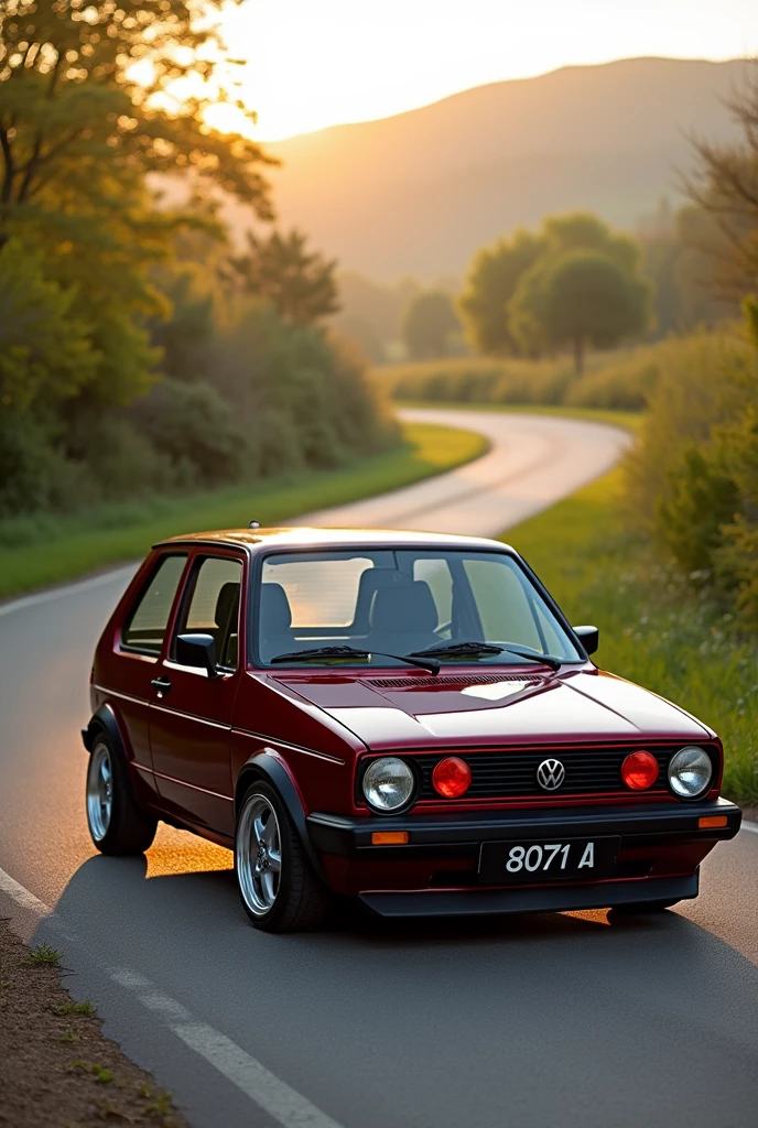 Golf GTI mk2 16v wine color