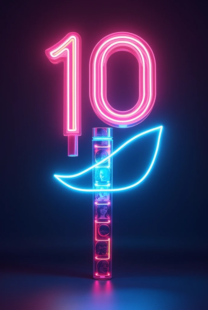 Crie uma lighstick para um grupo de kpop chamado twice 