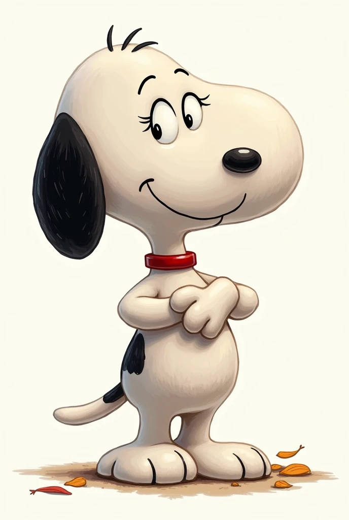 Animated proud snoopy