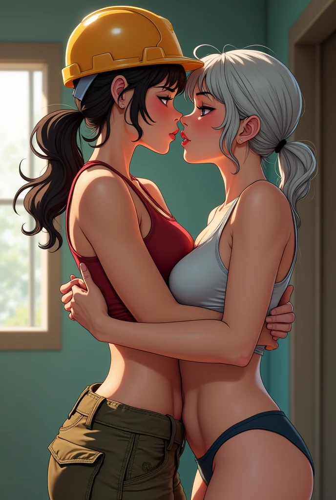(((2heads))),1man, ((dressed like a baywatch lifeguards)),a man in the style of nocturne, black skin, pale skin, Dominican,  facial hair, speedo, body hair, , ((big bulge)), thick lips,  dreamy atmosphere, dark cyan and red, i can't believe how beautiful this is, serene atmosphere, piles/stacks, flickering light, epic realistic, in a dimly lit dungeon, shackles on ankles and arms, illustrated by herg, style of tin tin comics, pen and ink,art by greg rutkowski and artgerm, soft cinematic light,hdr, intricate, highly detailed, (depth of field:1.4), faded, (neutral colors:1.2), (hdr:1.4), (muted colors:1.2), hyperdetailed, (artstation:1.4), cinematic, warm lights, dramatic light, (intricate details:1.1), complex background, (rutkowski:0.66), (teal and orange:0.4), (intricate details:1.12), hdr, (intricate details, hyperdetailed:1.15) (wet skin texture:1.2), (old), (big bulge), blowjob, (milk dripping from chin),(milk on skin), (milk on face)
