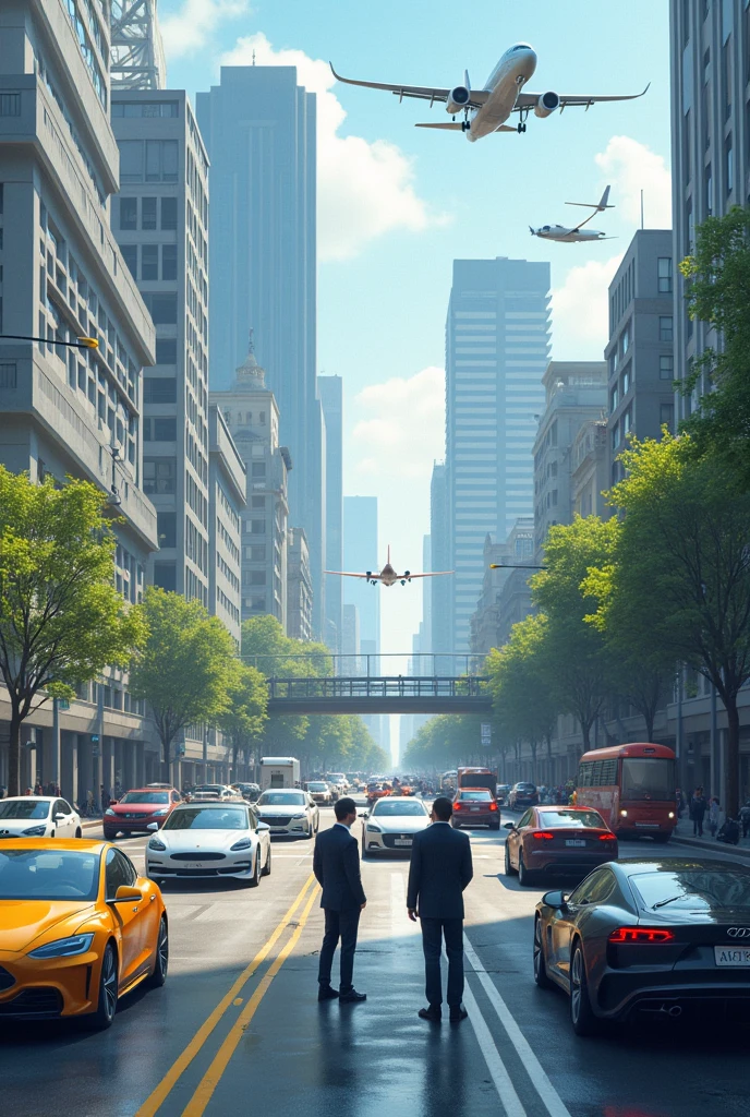 research into solutions for urban mobility by car, plane, truck and racing car