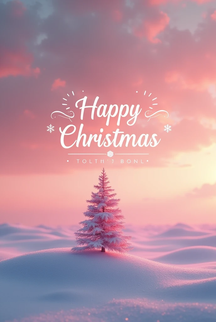 design of a plain and empty happy weekend hyper realistic design, put colors of your choice that will make it look beautiful . write on it "happy Christmas"