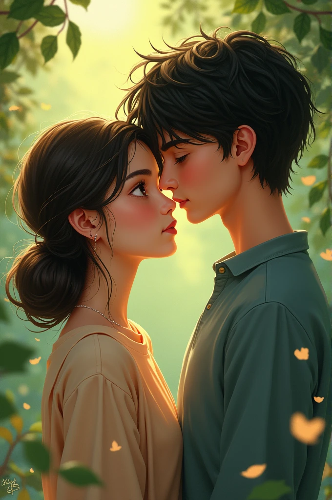 Post for Urdu poetry having girl and boy in different posts