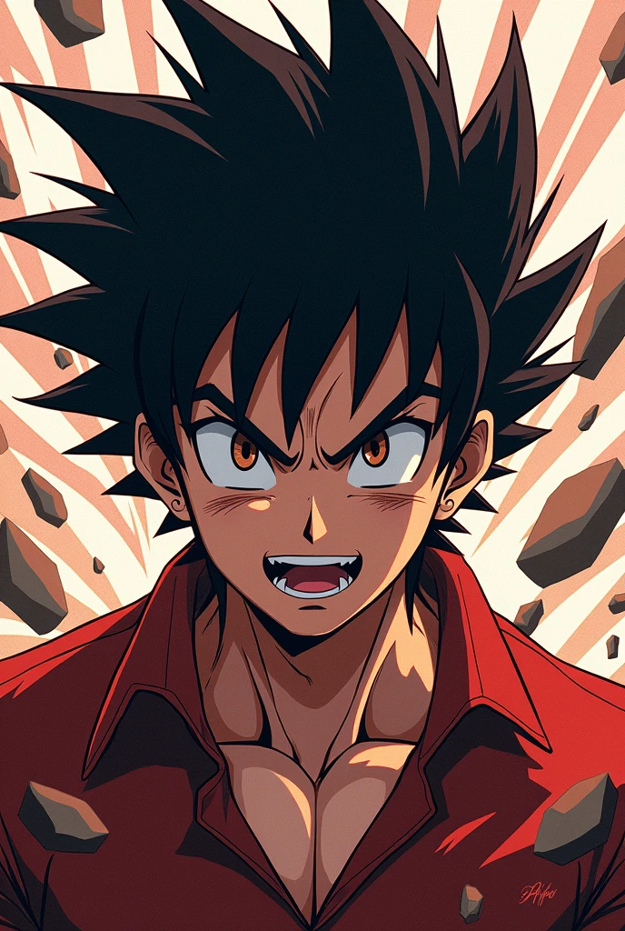Ultrareal manga avatar that says or puts MEKAG0END10S