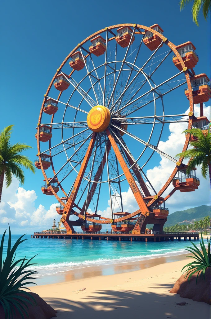 Giant wheel Camboriú beach