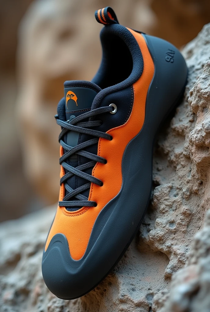 create a climbing shoe inspired by the gecko's paw, with separation between the fingers