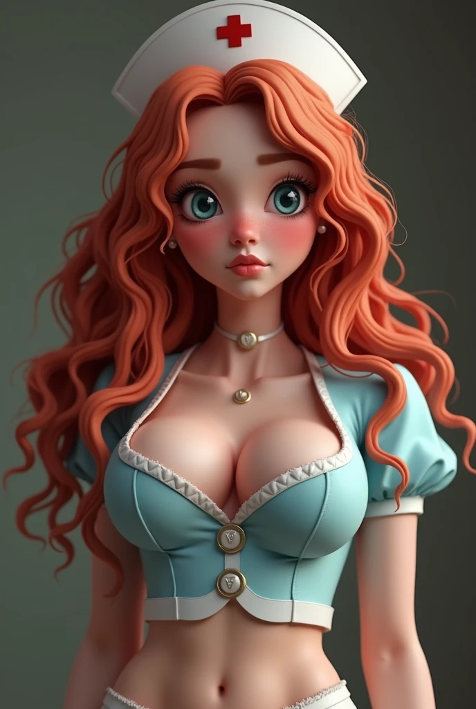 (high resolution, 8k, photorealistic, hyper detailed, masterpiece, exquisite, vivid colors, perfect composition, intricate details,Best Quality, 8K, Masterpiece: 1.2, Photorealistic: 1.37, HDR, UHD), A Very Cute Teenage Girl, Extremely Shy Face, Sweet, Tender and Innocent, Long Curly Red Hair, Cute Bright Blue Eyes, Erotic Nurse Costume with Mini Skirt, (EXTREMELY HUGE BREASTS), Wide Neckline, Image of a Full Body Woman, Photorealistic, Wide Neckline, Image of a Full Body Woman,EXTREMELY HUGE BREASTS,EXTREMELY HUGE BREASTS,EXTREMELY HUGE BREASTS,EXTREMELY HUGE BREASTS,EXTREMELY HUGE BREASTS,EXTREMELY HUGE BREASTS,EXTREMELY HUGE BREASTS,EXTREMELY HUGE BREASTS,EXTREMELY HUGE BREASTS,EXTREMELY HUGE BREASTS,EXTREMELY HUGE BREASTS,EXTREMELY HUGE BREASTSEXTREMELY HUGE BREASTS,EXTREMELY HUGE BREASTS,EXTREMELY HUGE BREASTS,EXTREMELY HUGE BREASTS,EXTREMELY HUGE BREASTS,EXTREMELY HUGE BREASTS,EXTREMELY HUGE BREASTS,EXTREMELY HUGE BREASTS,EXTREMELY HUGE BREASTS,EXTREMELY HUGE BREASTS,EXTREMELY HUGE BREASTS,EXTREMELY HUGE BREASTS,BREASTS 3D,image 3D