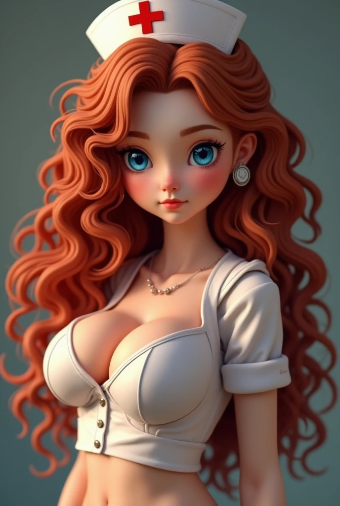(high resolution, 8k, photorealistic, hyper detailed, masterpiece, exquisite, vivid colors, perfect composition, intricate details,Best Quality, 8K, Masterpiece: 1.2, Photorealistic: 1.37, HDR, UHD), A Very Cute age Girl, Extremely Shy Face, Sweet, Tender and Innocent, Long Curly Red Hair, Cute Bright Blue Eyes, Erotic Nurse Costume with Mini Skirt, (EXTREMELY HUGE BREASTS), Wide Neckline, Image of a Full Body Woman, Photorealistic, Wide Neckline, Image of a Full Body Woman,EXTREMELY HUGE BREASTS,EXTREMELY HUGE BREASTS,EXTREMELY HUGE BREASTS,EXTREMELY HUGE BREASTS,EXTREMELY HUGE BREASTS,EXTREMELY HUGE BREASTS,EXTREMELY HUGE BREASTS,EXTREMELY HUGE BREASTS,EXTREMELY HUGE BREASTS,EXTREMELY HUGE BREASTS,EXTREMELY HUGE BREASTS,EXTREMELY HUGE BREASTSEXTREMELY HUGE BREASTS,EXTREMELY HUGE BREASTS,EXTREMELY HUGE BREASTS,EXTREMELY HUGE BREASTS,EXTREMELY HUGE BREASTS,EXTREMELY HUGE BREASTS,EXTREMELY HUGE BREASTS,EXTREMELY HUGE BREASTS,EXTREMELY HUGE BREASTS,EXTREMELY HUGE BREASTS,EXTREMELY HUGE BREASTS,EXTREMELY HUGE BREASTS,BREASTS 3D,image 3D