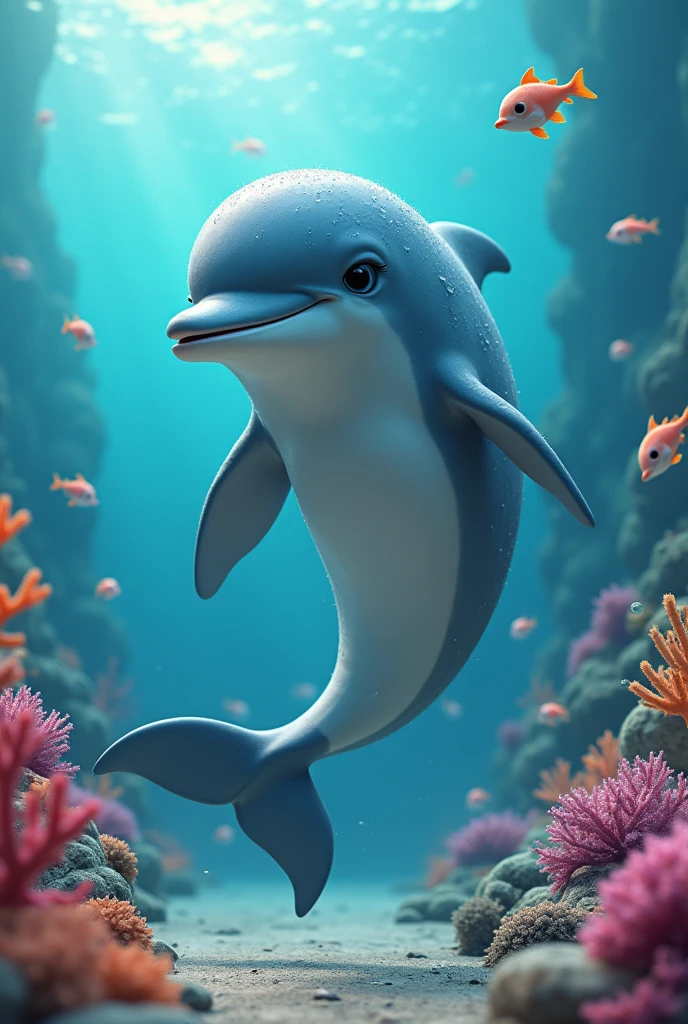 A dolphin that is trending on tik tok for zara larson&#39;s song