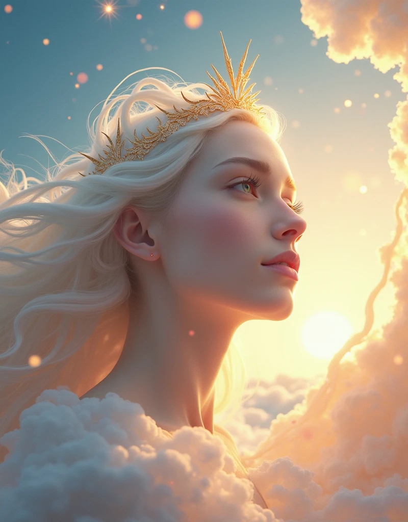 God of the Sky、Fine skin detail、Beauty Women