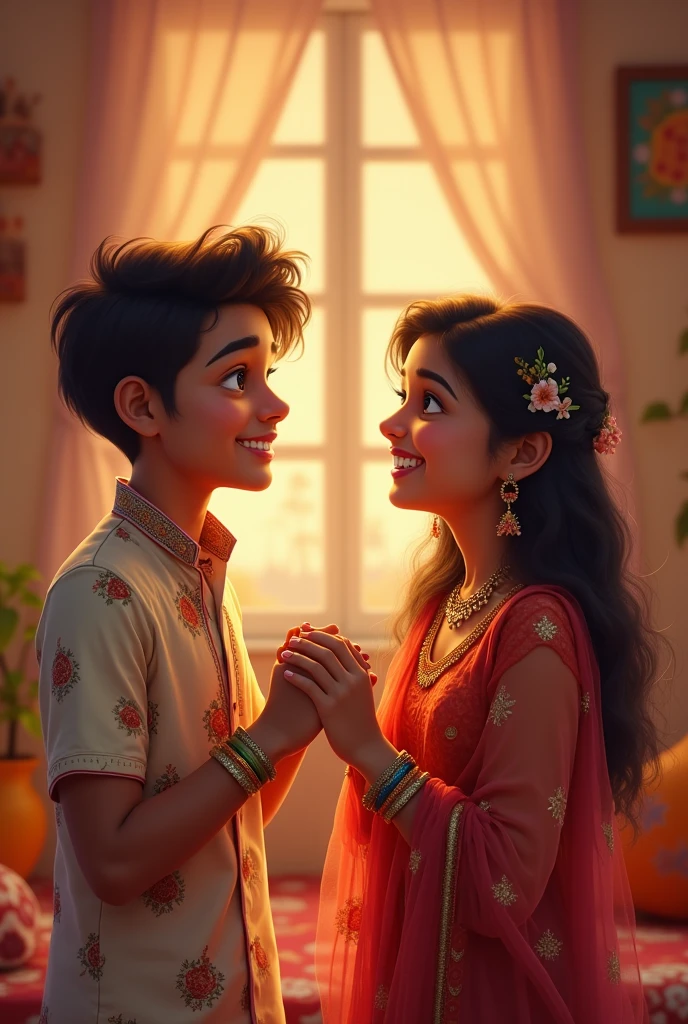 Punjabi cute couple fight images 23 year's boy girl