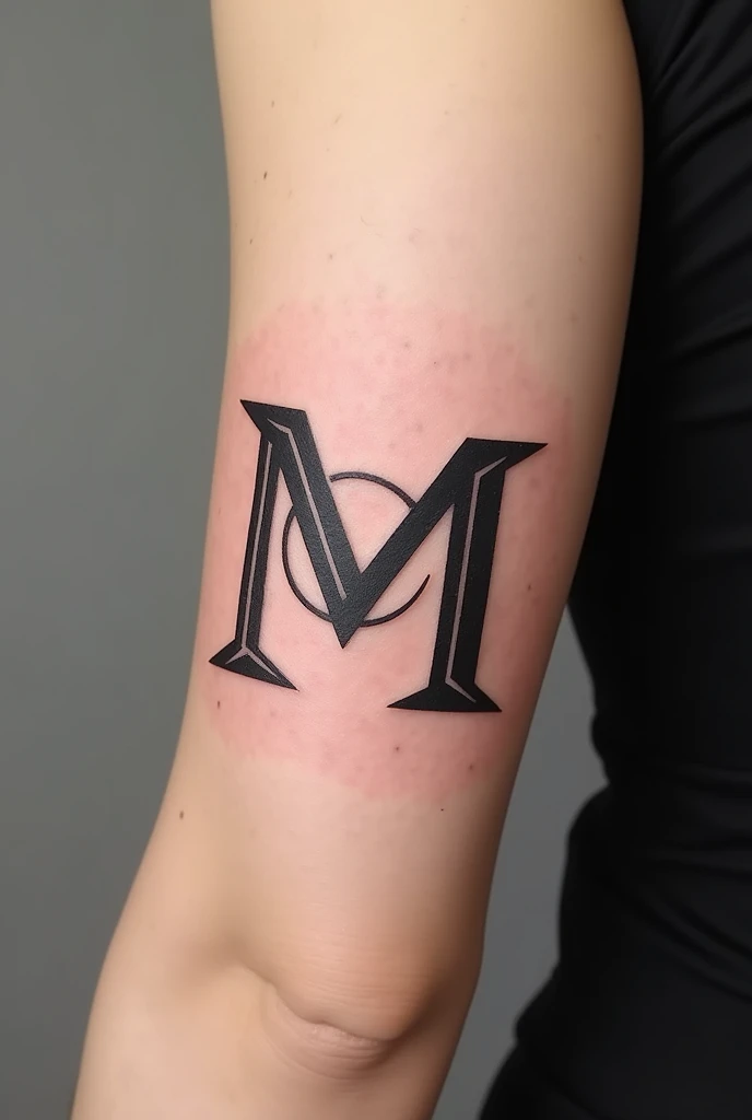 Letter M tattoo design 