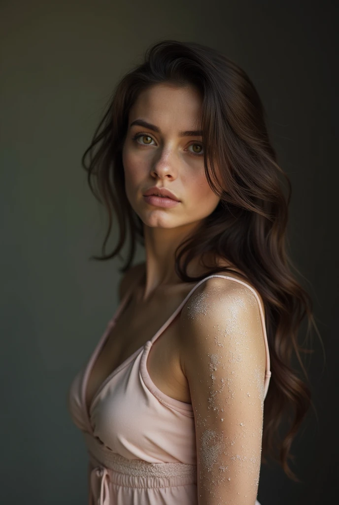 girl covered in semen