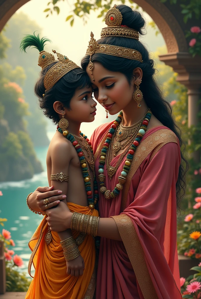 You still have yet to make your first God of krishna with mother AI image generation . Please type a prompt above to create your first image set.
