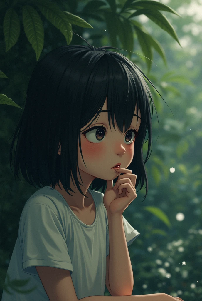 A girl wondering what happened