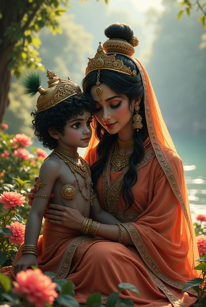 You still have yet to make your first God of krishna with mother AI image generation . Please type a prompt above to create your first image set. 