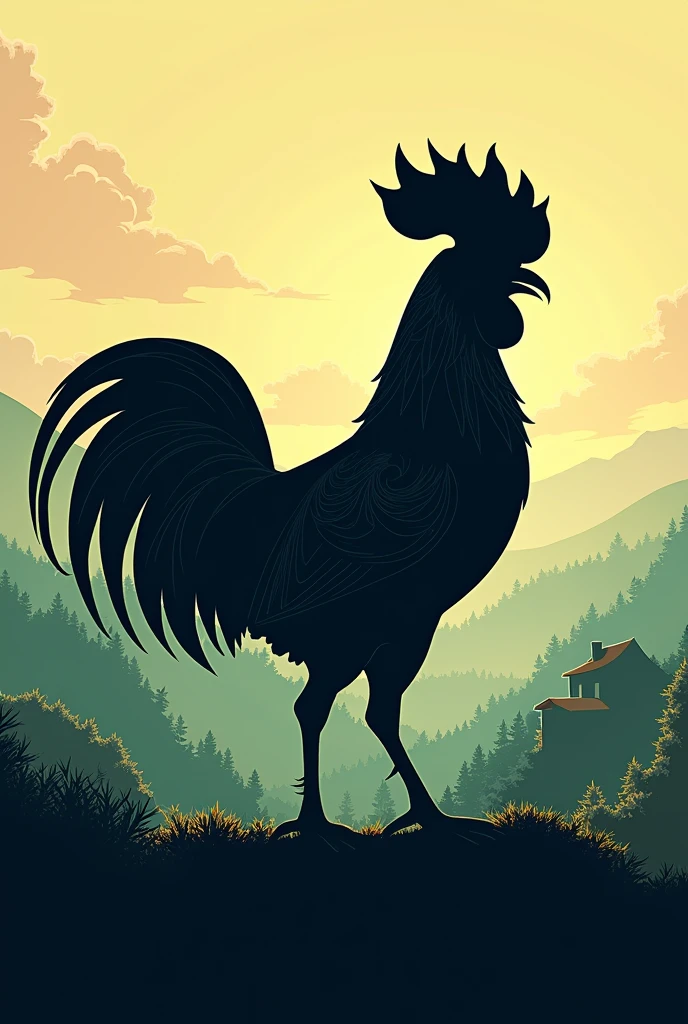 La silhouette du coq de vaianna