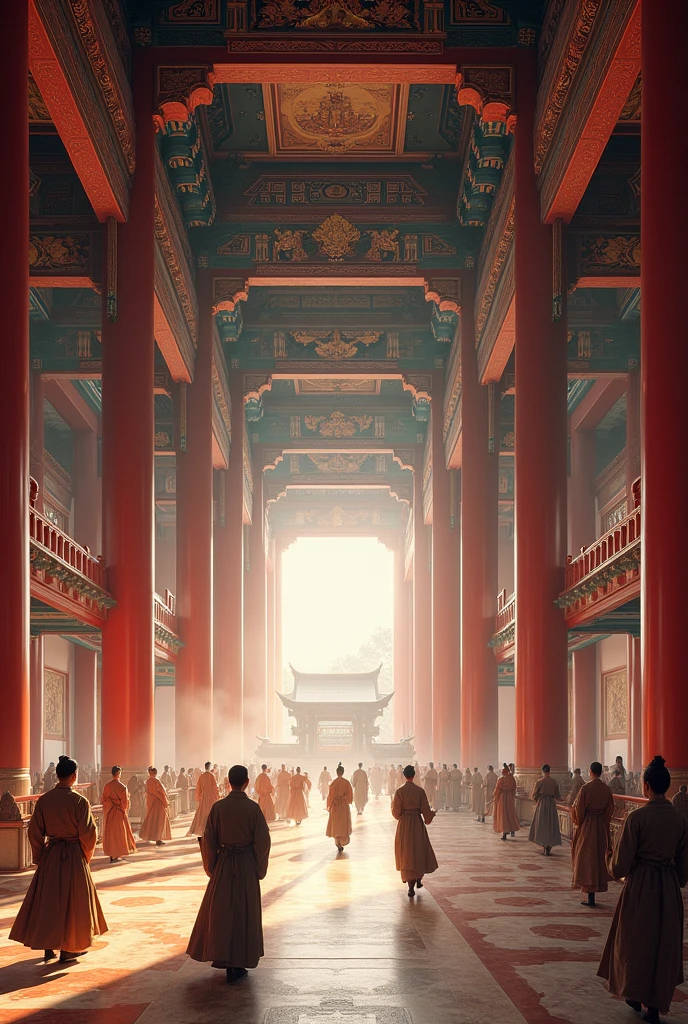best quality,masterpiece,Ultra-high resolution,(photoactual:1.4)1. Internal Environment of Ancient China