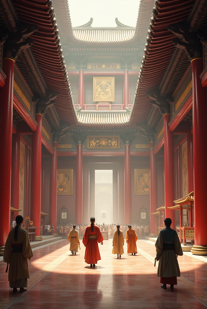 best quality,masterpiece,Ultra-high resolution,(photoactual:1.4)1. Internal Environment of Ancient China