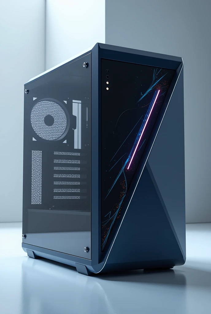 A cover for a diagonal tower computer that has to do with this name digitalwaves