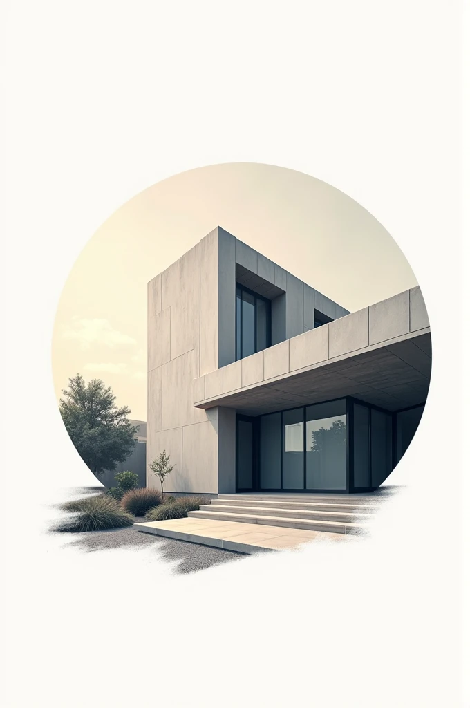 I need a cover icon for a current design and architecture company, approximately the same as below, need a picture for the cover of the current : Exterior and Interior