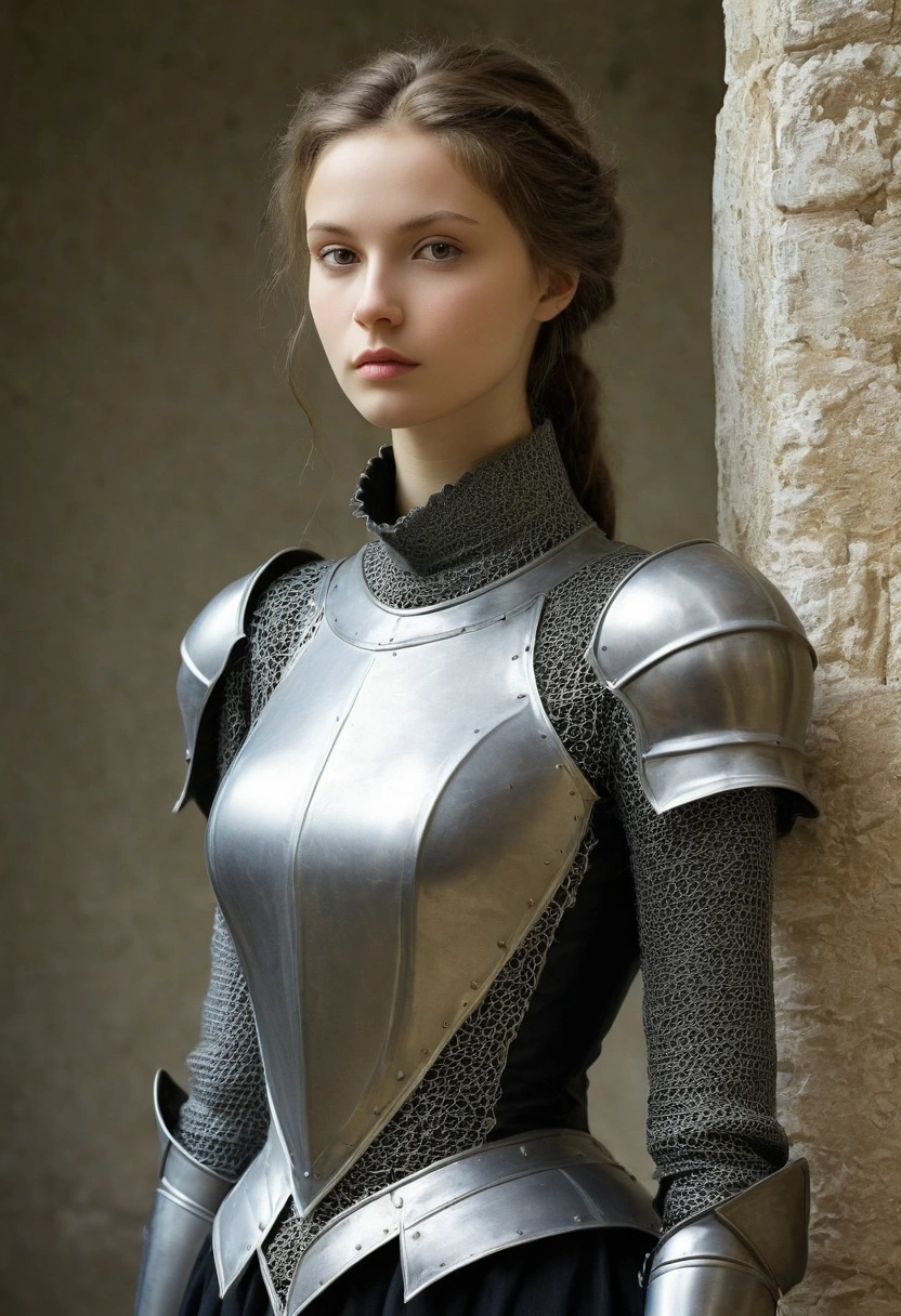 Slender Woman, in knight&#39;s clothes.