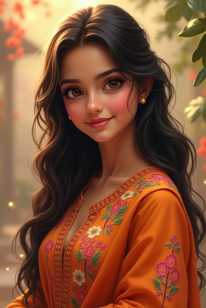 Cute girl indian in kurti
