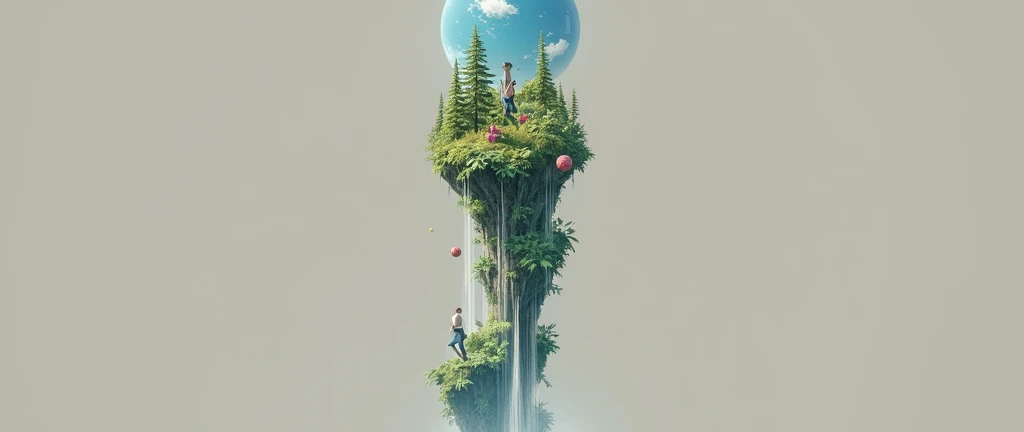Hyper realistic 8k, ultra detailed, (Best Quality digital illustration Masterpiece of planet Earth in outer space), ((No Man)) (Beautiful planet Earth Illustration), (vivid Green nature and vegetation), (flowering plants), ((waterfall)), (Bright Stars), (Hyperdetail, Dynamic Camera), (Wide Angle), (Celestial Lighting), (Vivid Colors and Saturation), (trending on artstation,